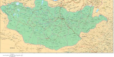 Карта на Монголија патот