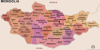 Lao ако Монголија политички 