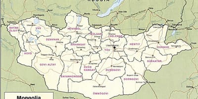 Карта на монголски степски